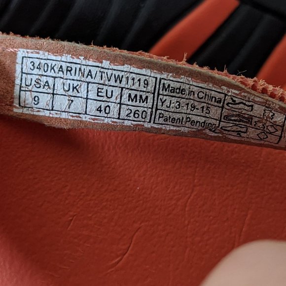 Vionic Karina Slip On Thong Sandles in Orage sz 9 - Picture 9 of 9